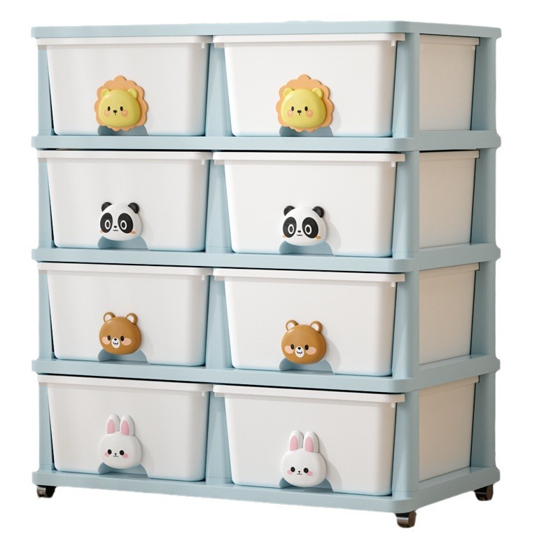 Drawer-type toy and snack cabinet, storage cabinet, household storage cabinet, children's clothes storage box, bedside table Item Picture