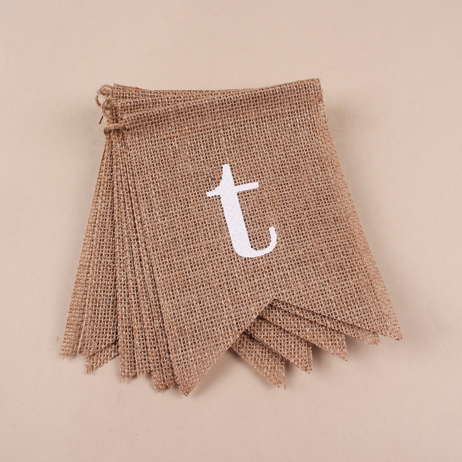 Factory direct sales of Christmas and wedding party decorations, banners, THANKYOU banners, linen swallowtail hanging flags Application Scenario