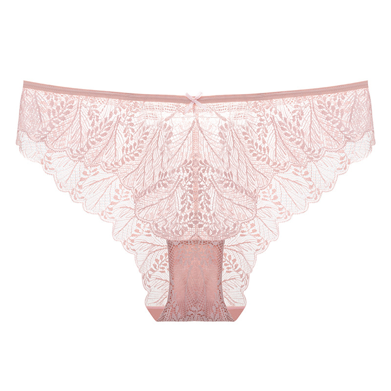 Cross-Border Sexy Lace Transparent Thong Girls Low Waist Seduction Hot T Pants Sexy Underwear Thong Women Item Picture