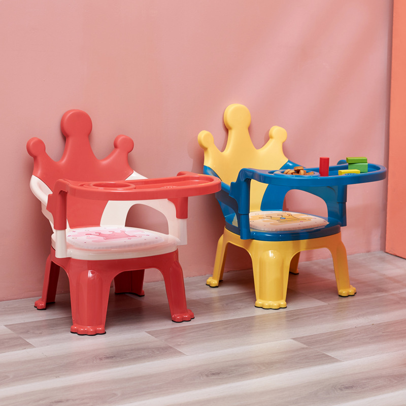 儿童吃饭餐椅宝宝椅子幼儿园凳子趣味带响座椅靠背叫叫椅小餐椅详情图2