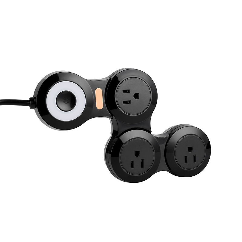 Cross-Border E-Commerce Variant Folding Rotary Serpentine Patch Board Foreign Trade Export Multi-Bar Socket Connected To The Plug Of Various Countries Item Picture