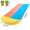 Cross-border exclusive family interactive toys, courtyard lawn water slides, home amusement parks, double water slides Item Picture