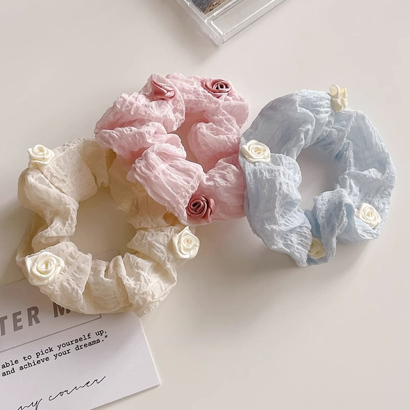 法式少女/甜美/大肠圈细节图