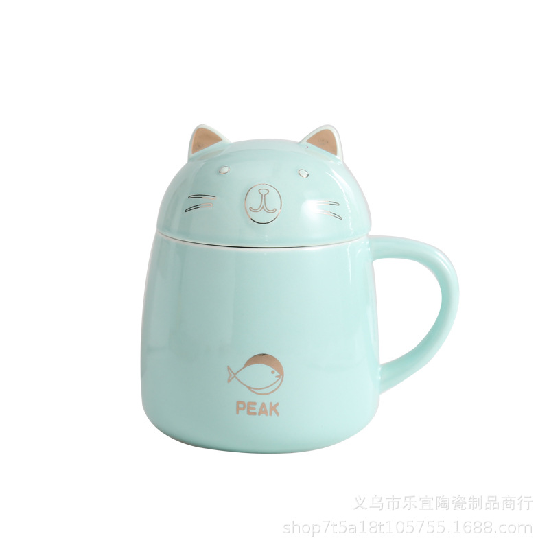 Creative Ceramic Cup Cat Cup Small Red Book Network Red Cute Cat Mug With Gift Drink Cup Gift Cup Item Picture