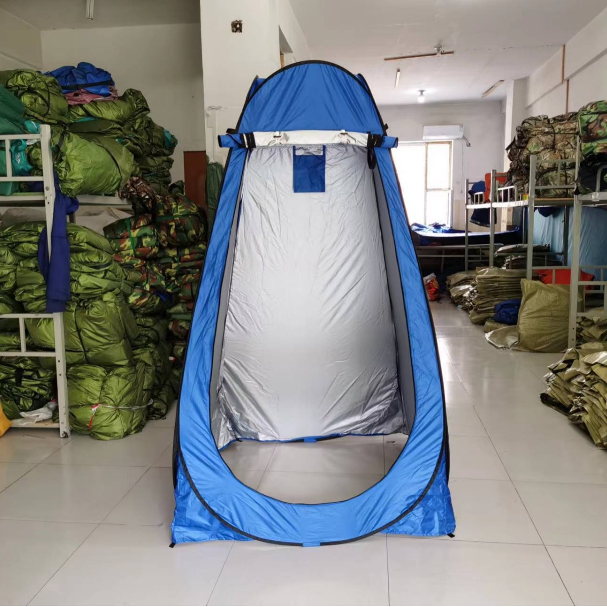 【 Support for consignment 】 Outdoor portable bathing tent, thickened bathing tent, changing bath cover, mobile toilet changing Specification drawing