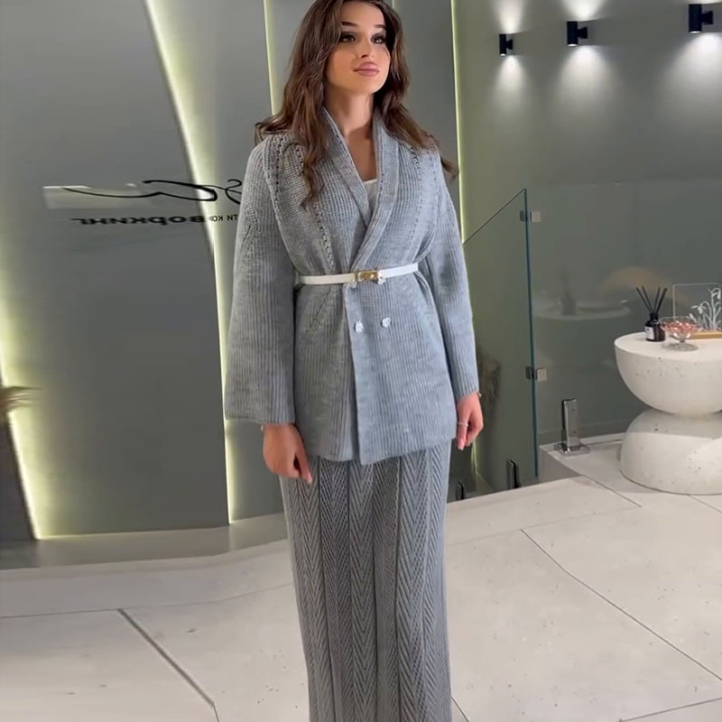 European and American autumn and winter sweaters for 2024, Amazon's best-selling bathrobes, cardigans, knitted dresses, slimming V-neck tops and jackets details Picture