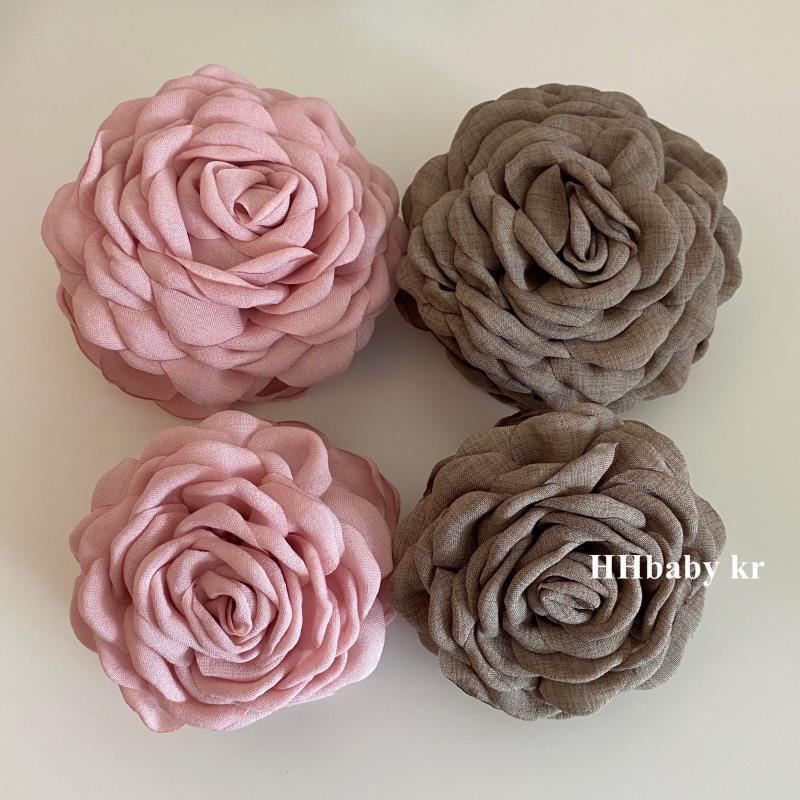 2024 New Retro Three-Dimensional Big Flower Grab French Clip Romantic Flower Small Fragrant Clip Korean Version Of Everything Temperament Anti-Collision Female details Picture