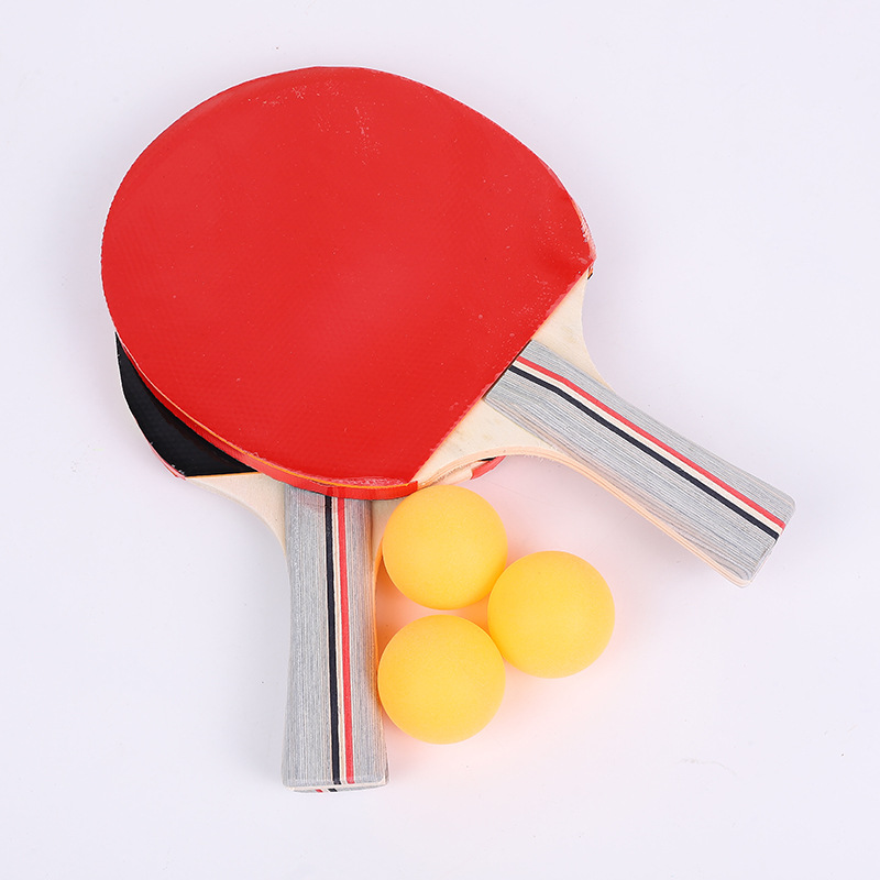 Table Tennis Racket Wholesale Blister Packaging 2 Pieces Of Finished Racket High Elastic Sponge Table Tennis Racket Set Horizontal Racket Specification drawing