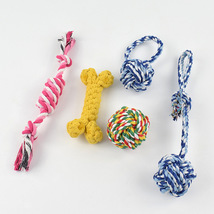 厂家直销宠物玩具组合套装 亚马逊宠物麻绳玩具套装 狗玩具批发