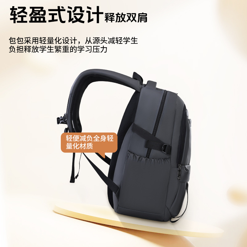 A new trend of fashionable schoolbags for middle school students, girls' backpacks with multiple compartments, and casual backpacks for junior high school students Application Scenario