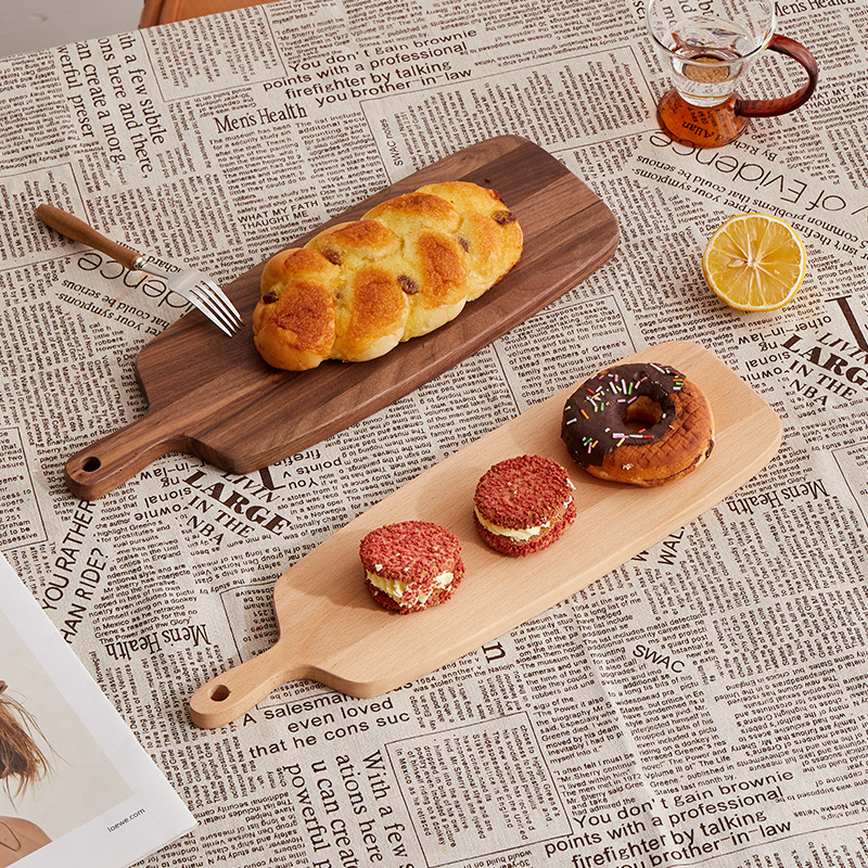 Cross-border acacia wood cutting board, walnut wood solid wood cutting board, cheese and cheese steak board, outdoor camping portable fruit board Application Scenario