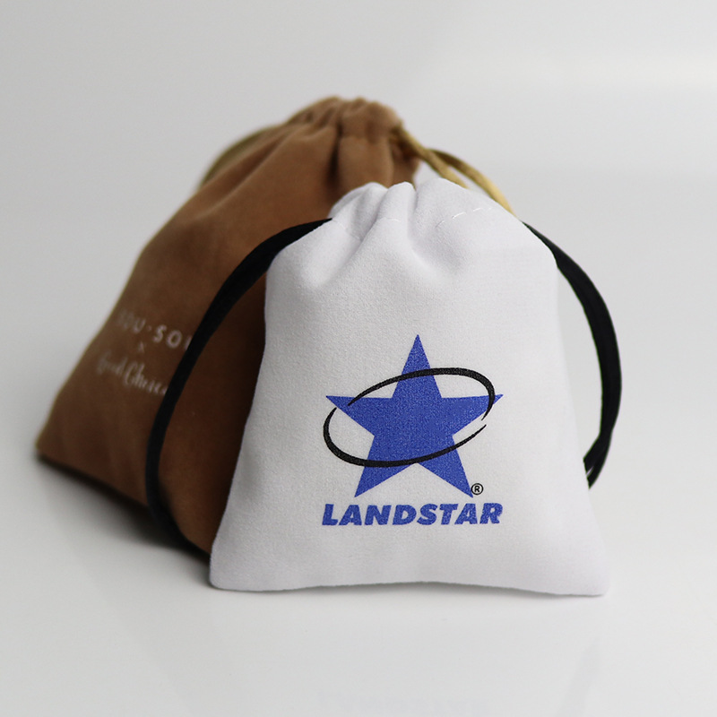 Wholesale deerskin velvet bags, wireless headphones, dust-proof storage, drawstring drawstring bags, gifts, eco-friendly drawstring cloth bags details Picture