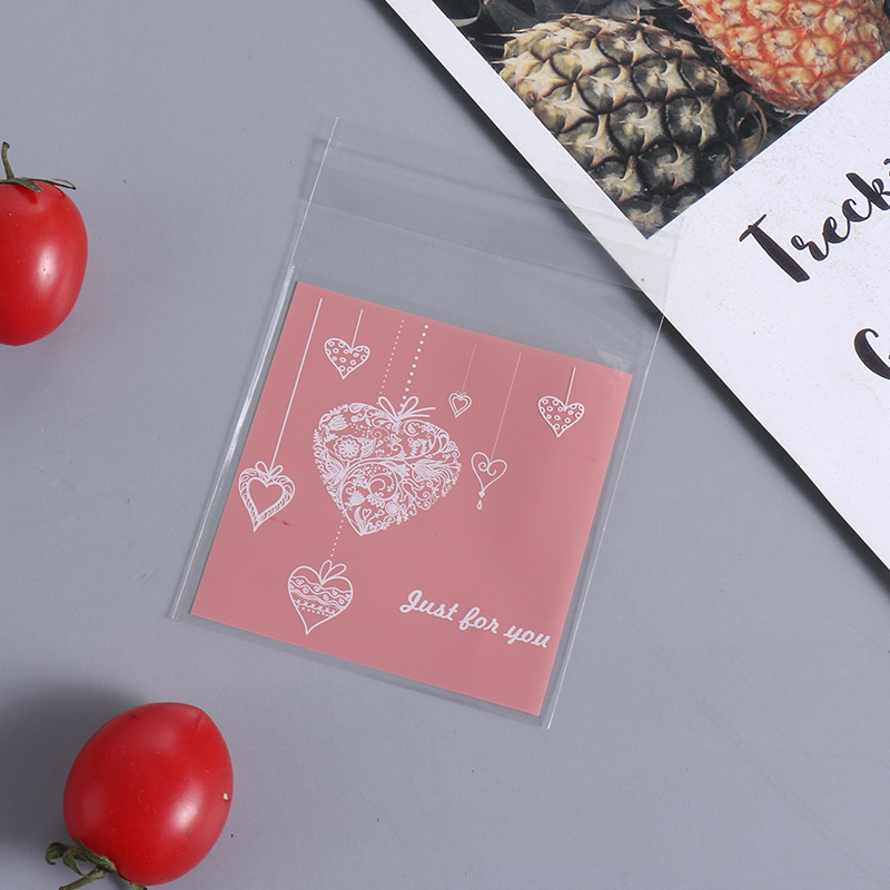 Small dot baking packaging bags, opp self-adhesive bags, cookies, cakes, food baking packaging bags, handmade gift bags details Picture