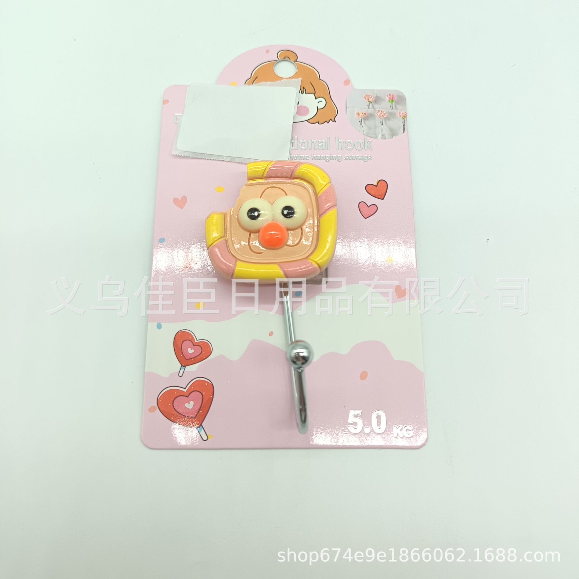 Amazon's best-selling cookie and cookin-shaped cute and fun sticky hook, creative high appearance level hook, traceless hook, powerful hook details Picture
