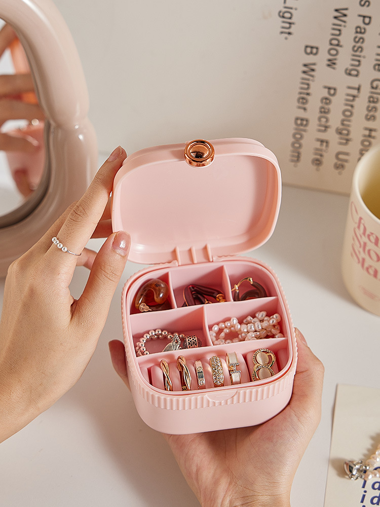 Multi-Layer Jewelry Storage Box Earrings Studs Necklace Storage Rack Children's Hair Accessories Hair Clips Dust Box Delicate Application Scenario