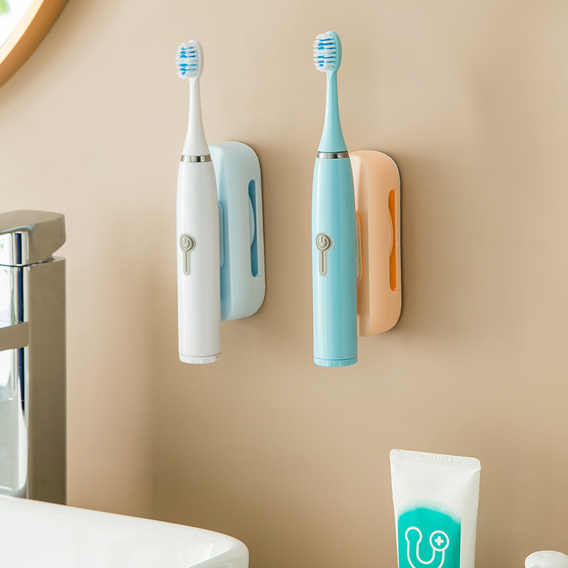 电动牙刷置物架壁挂免打孔牙刷架卫生间牙具收纳架子套装挂墙式详情图3