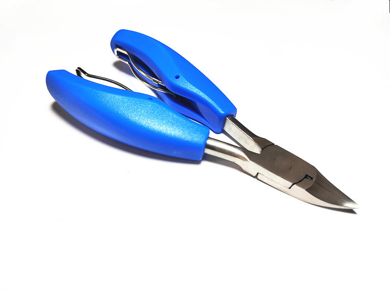 Stainless steel dead skin pliers beauty pliers, double spring nail groove pliers beauty tools details Picture