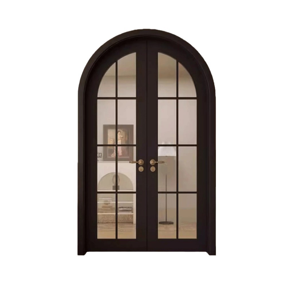 French-style antique iron door, popular bathroom door, toilet door, bathroom door, kitchen door, balcony door, glass door, swing door Item Picture