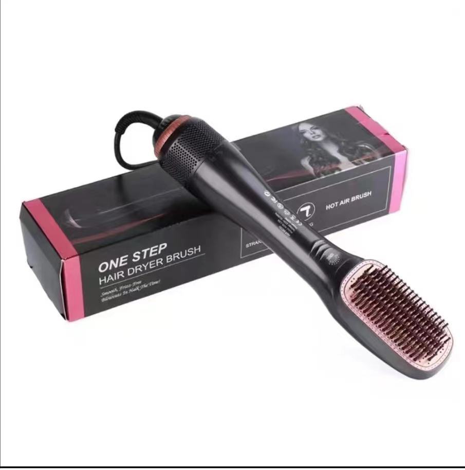 Multi-functional hot air comb, straightening comb, hair dryer, three-in-one hair care comb, hair dryer, hair perming device, curling iron details Picture