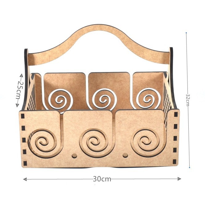Cross-Border New Wood Yarn Dispenser Crochet Storage Yarn Finishing Application Scenario
