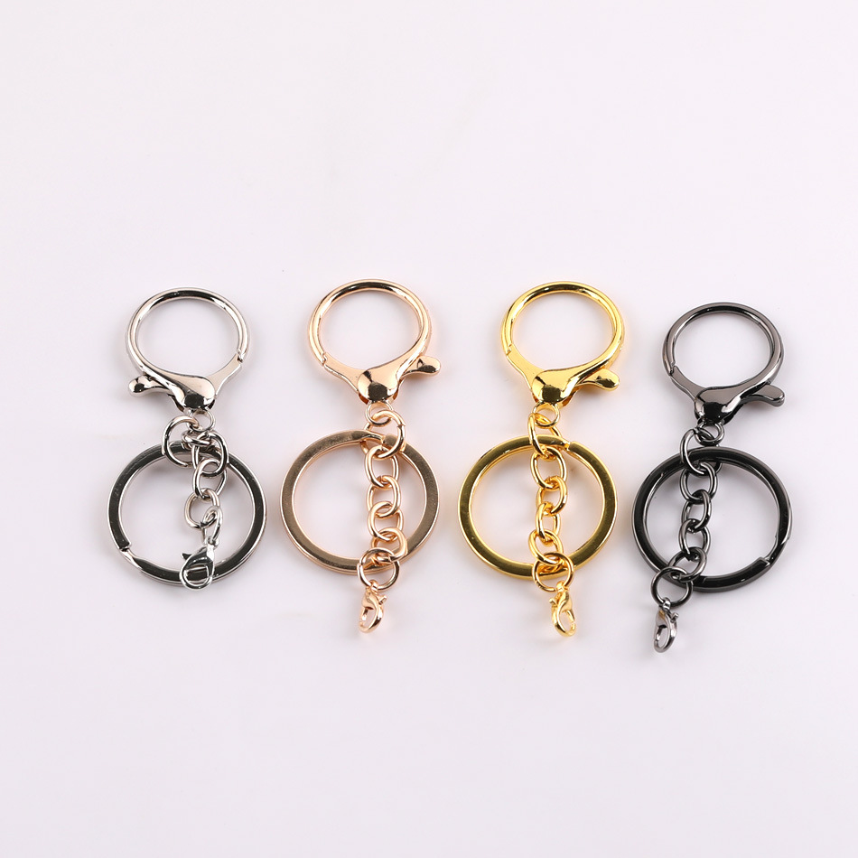 Round dragon buckle, crayfish buckle, 8-shaped buckle, four-link chain, diy metal bag buckle, connecting pendant, accessory material details Picture