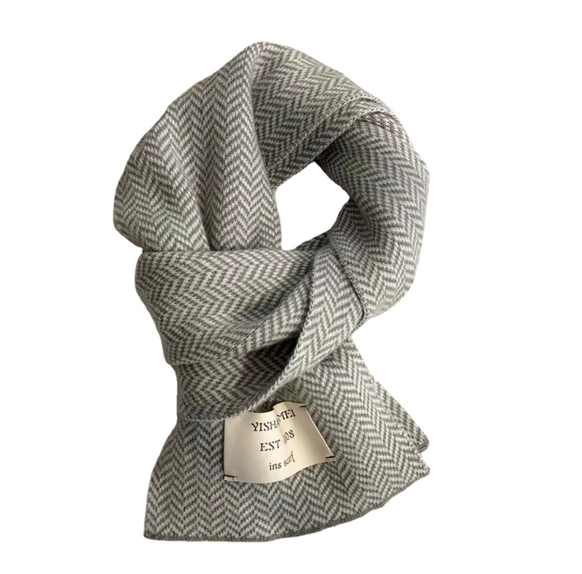 Korean Version Of The New Winter Knitted Scarf Female Warm Thick Solid Color Scarf Student Bib Wholesale Manufacturers Item Picture