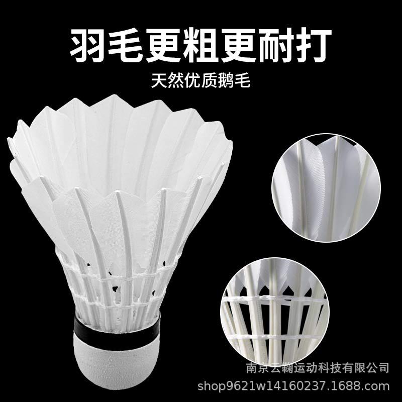 Badminton ball resistant to play duck feather goose feather ball 6 12 professional game set indoor and outdoor badminton wholesale Application Scenario