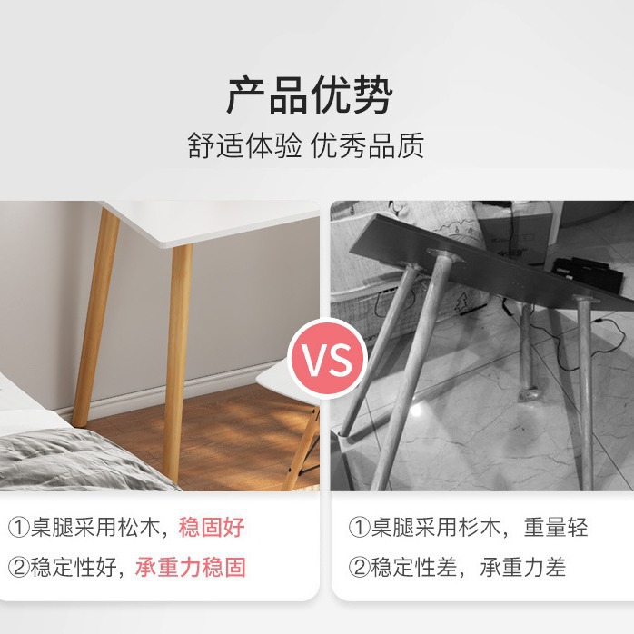 Simple desk, simple bedroom small table, rental house study writing desk, simple office desktop computer desk Specification image