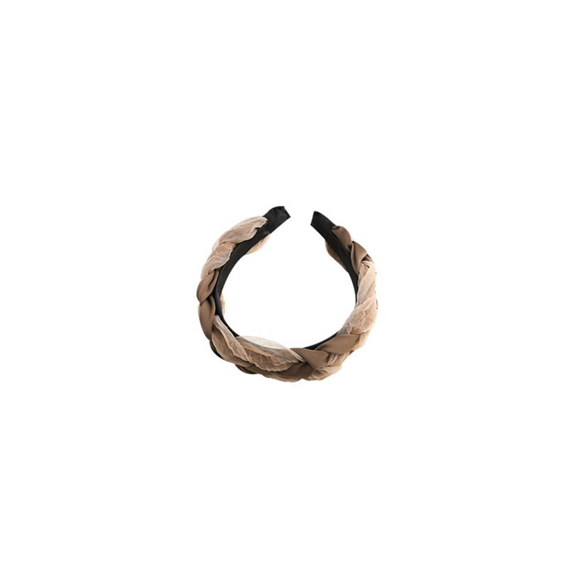The new 2024 high-end headband hair accessory from the popular Ougensha wide-brimmed hairband and high-top anti-slip pressure hairpin Item Picture