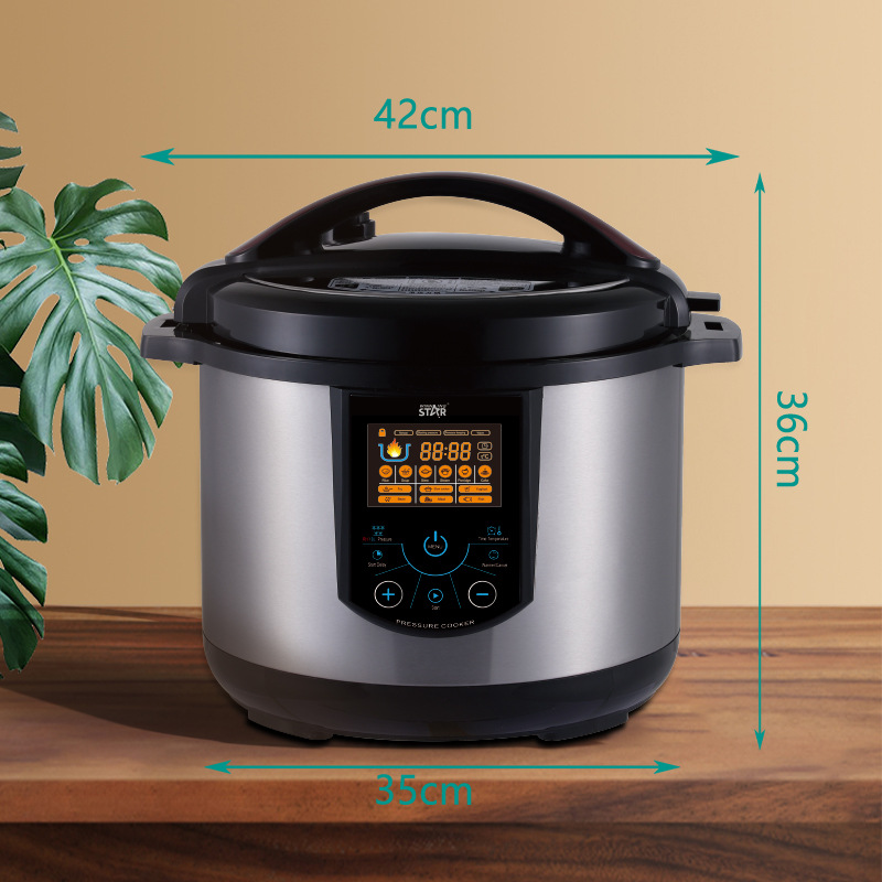 Winningstar Cross-border household 10L multi-functional rice cooker, cooking pot and electric pressure cooker for European and British standards Specification image