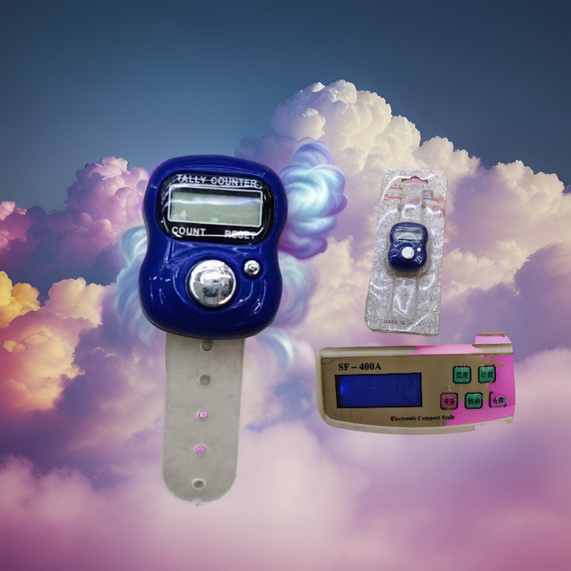 Finger 1012 counter, electronic key counter, mini portable ring counter, manual counting wonder Specification image