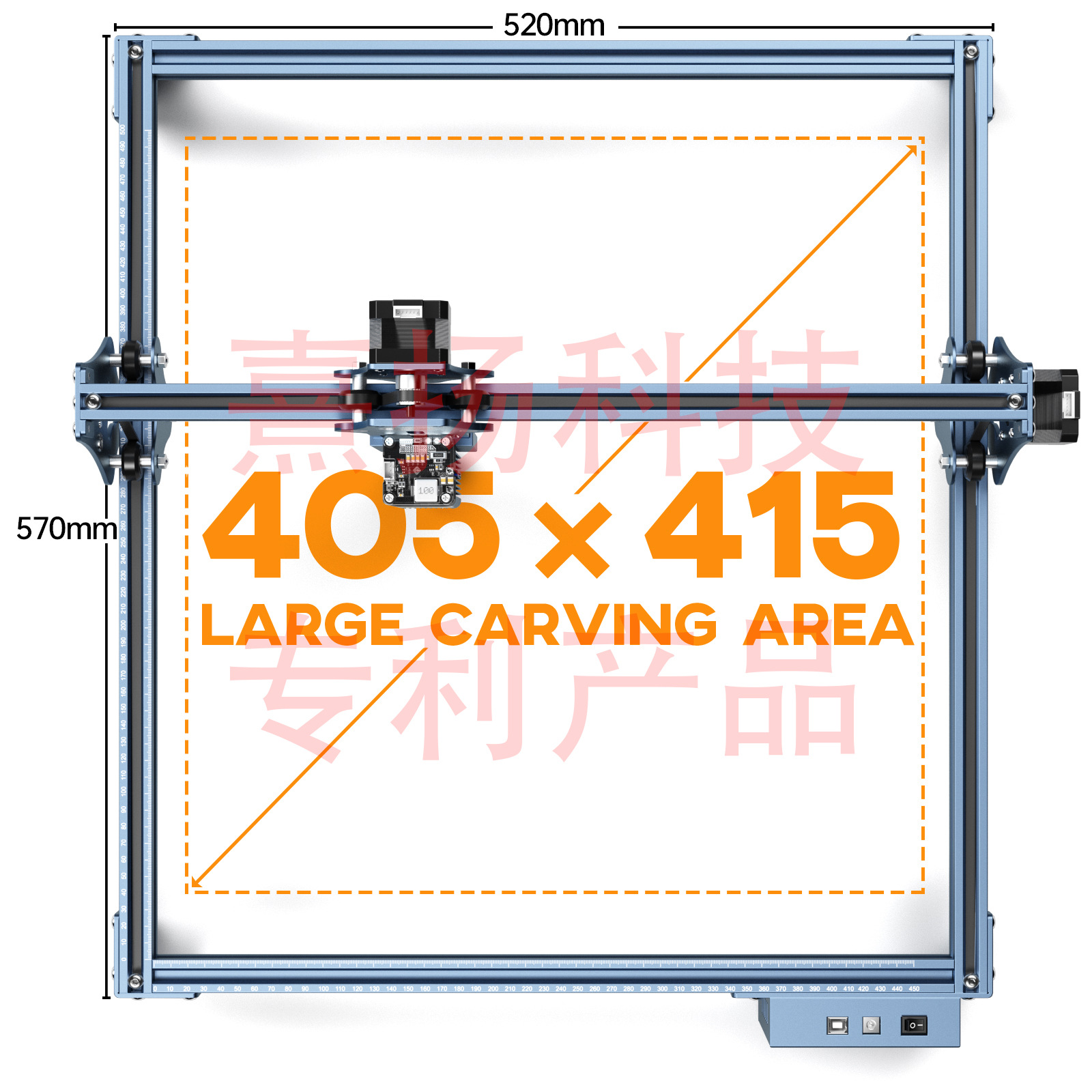Sculpfun 90W S9 Laser Engraving Machine 410X420mm Engraving Area Cutting Machine Diy Logo Picture Item Picture