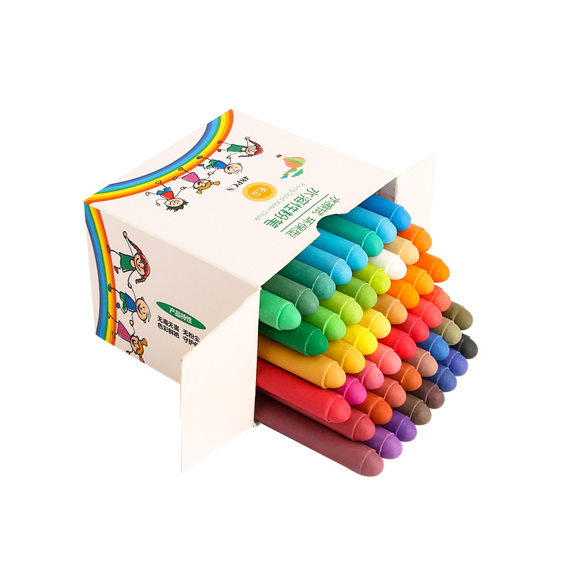 彩色水溶性粉笔不脏手无尘粉笔儿童涂鸦教师上课 粉笔彩色 无尘详情图5