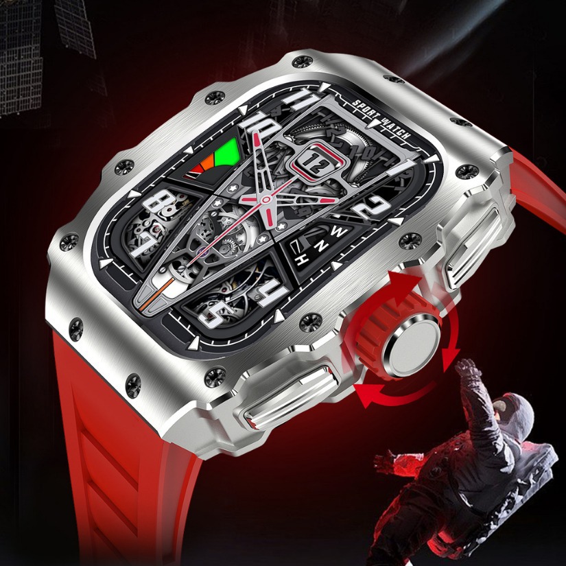 The new cross-border AK65 smartwatch features a health monitoring system for women's physiology, an AMOLED screen for step counting during exercise, and Bluetooth calls
