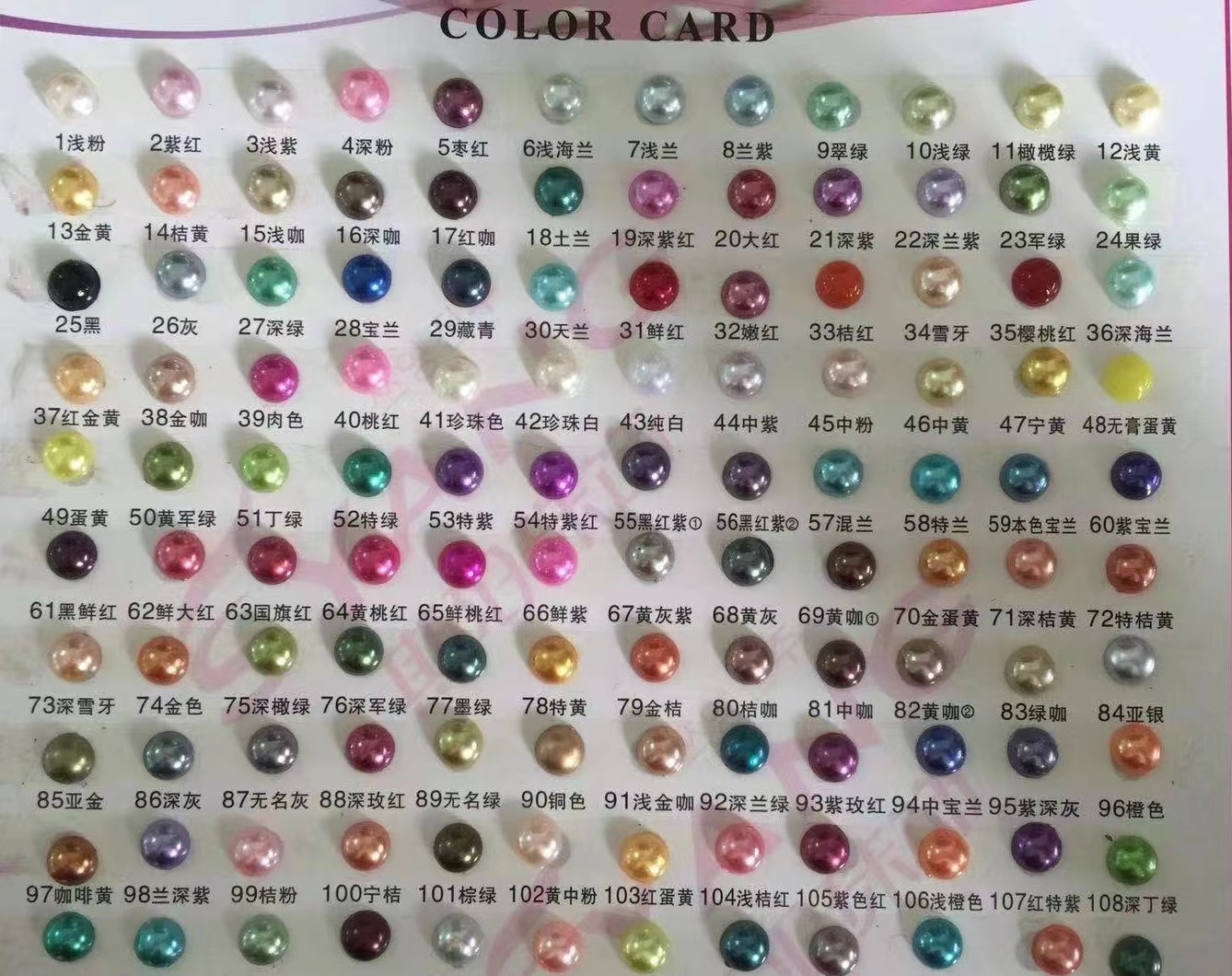Ordinary Straight Hole Loose Bead With Hole Round Abs Color Pearl Bracelet Necklace Diy Manual Manufacturers Wholesale Application Scenario