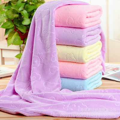 2023 New Wholesale 70*140Cm Printed Microfiber Bath Towel Absorbent Soft Children's Bath Towel Wipe Car Towel
