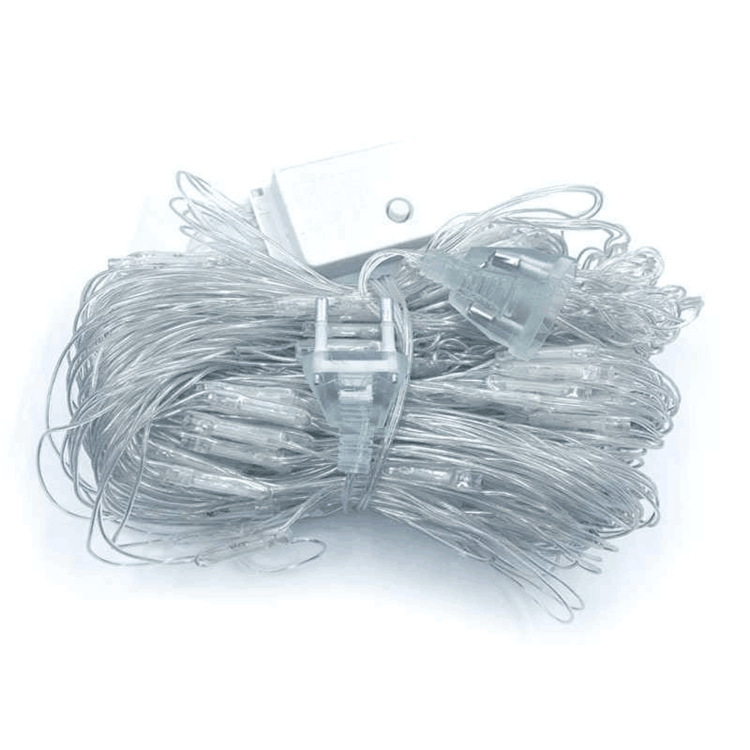 Factory wholesale LED fishing net light festival decoration 8*10 outdoor courtyard waterproof park decoration color light string Item Picture