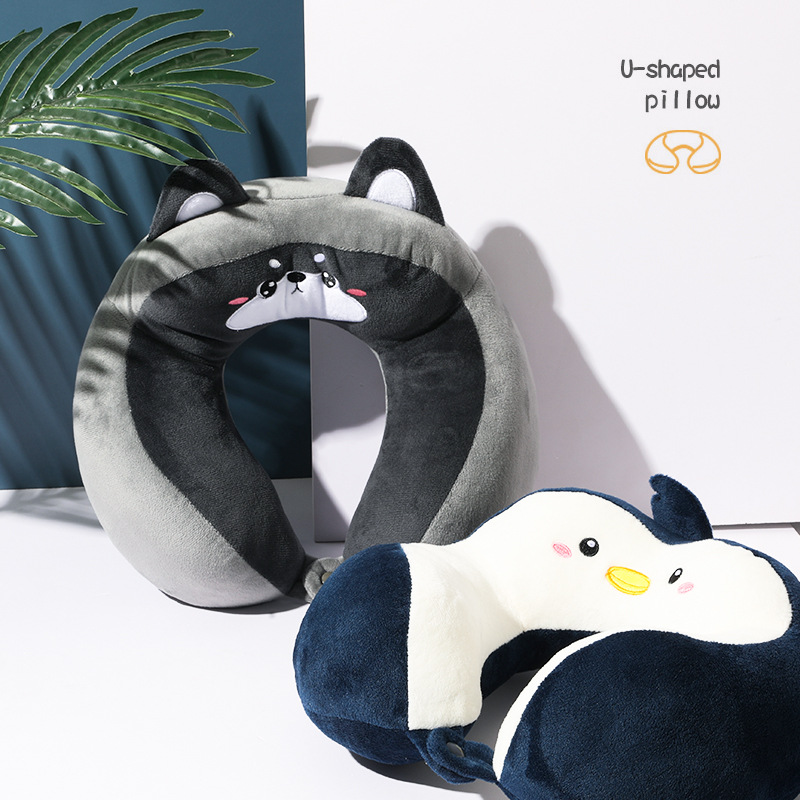 Katong U-shaped pillow, PP cotton hump fit neck pillow, travel pillow, Love Penguin U-shaped pillow manufacturer wholesale Application Scenario