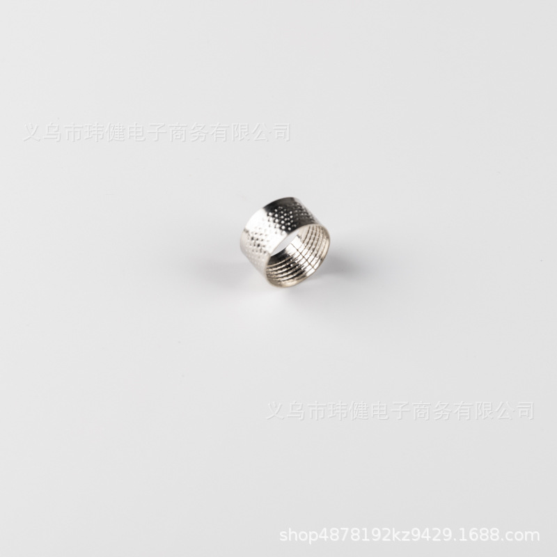 Cross-Stitch Sewing Tools Thimble Presser Diy Gadget Metal Iron Thimble Thimble Finger Sets Sewing Cross-Border details Picture