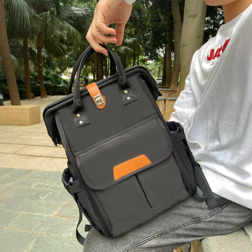 Jinyi Mummy Bag 2024 New multi-functional large-capacity mother and baby Bag, a backpack for mothers going out