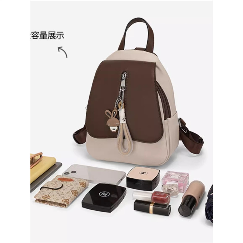 Cross border backpack mujer 2024 nuevo estilo ligero bolsos de mujer multifuncionales de lujo bolsa de estudiante de moda mochila de viaje de viaje Specification image