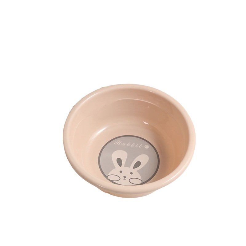 New type of household dormitory plastic washbasin, household vegetable washbasin, bathroom laundry basin, transparent round plastic washbasin Item Picture