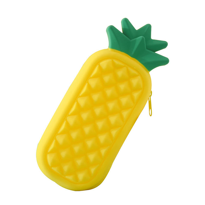 Silicone pen cases, pencil cases, storage bags for boys and girls, stationery and school supplies in stock Item Picture