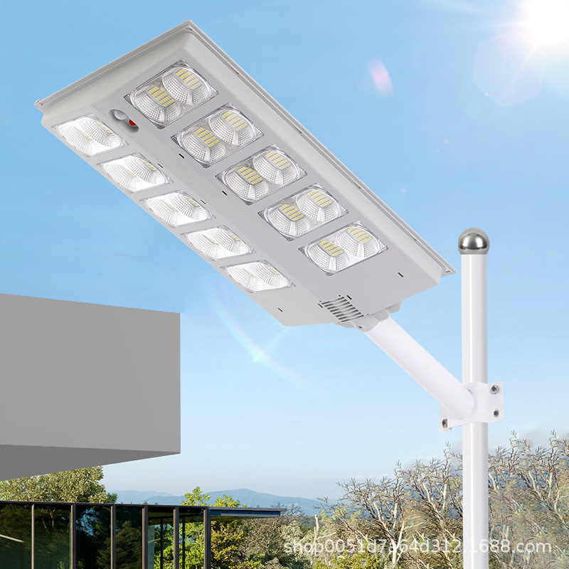 [For Cross-Border] Solar Street Lights Upgraded Human Body Induction Lights Integrated Floodlight Garden Lights details Picture