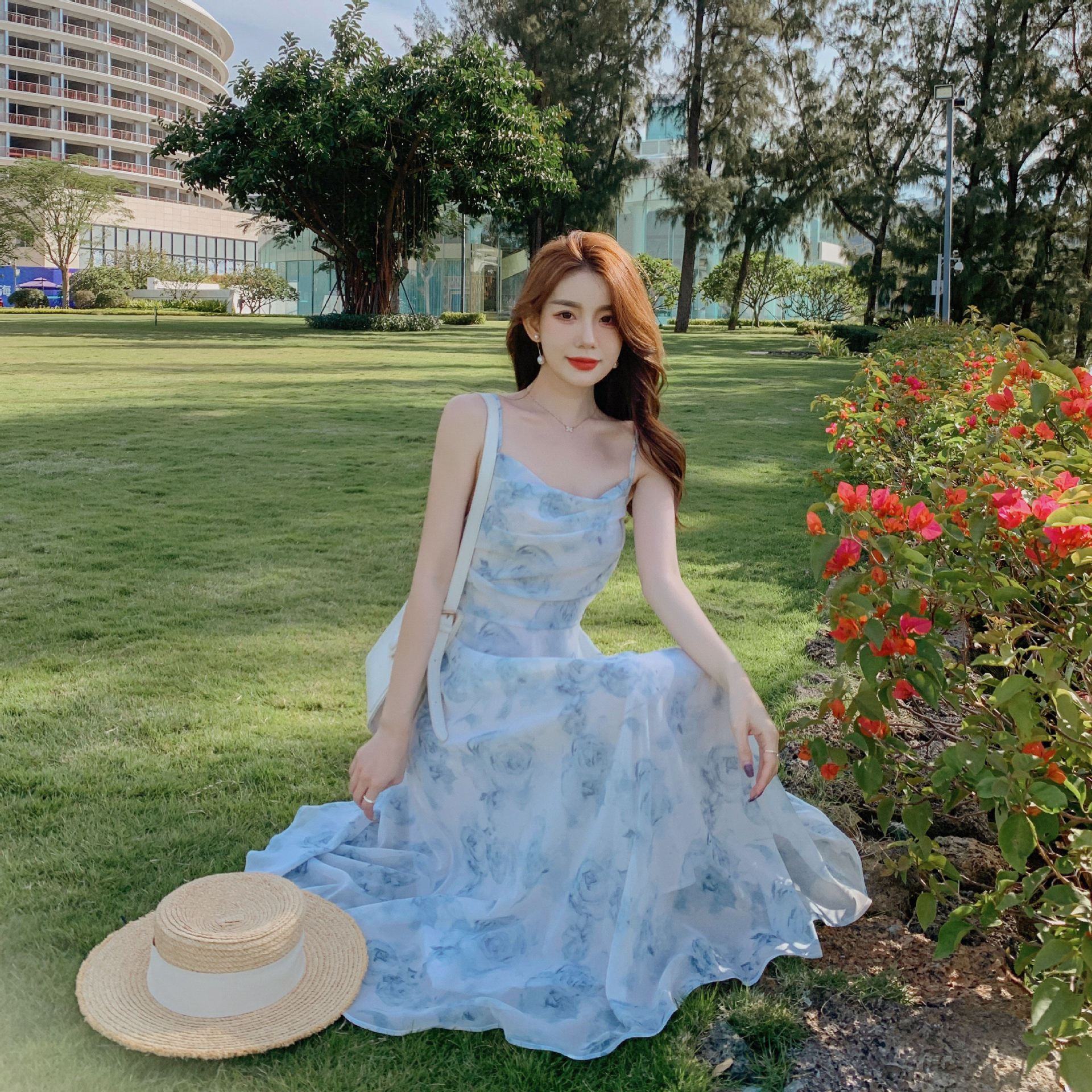 法式小众碎花细节图