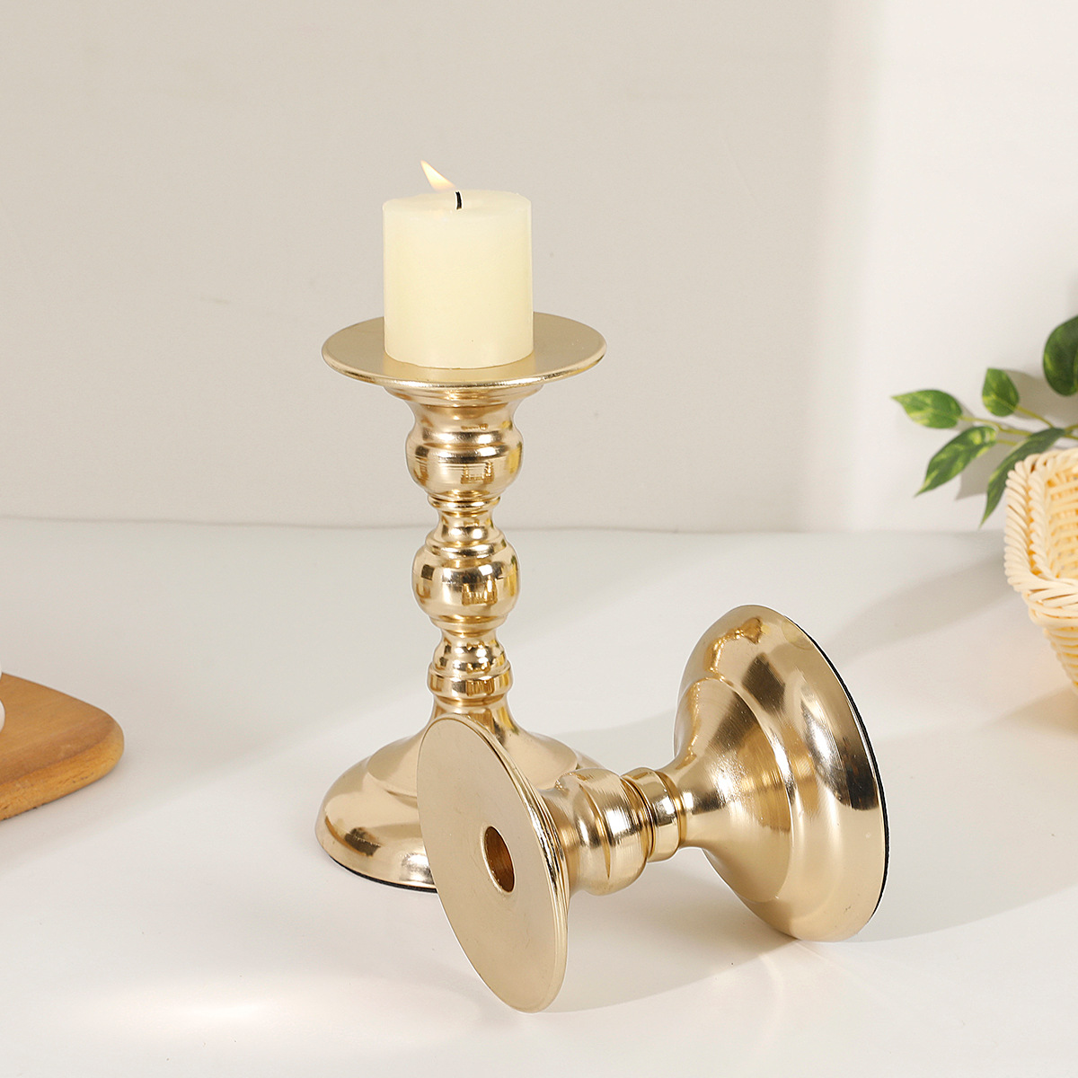 American Iron Table Candlestick Wedding Candlestick Amazon Cross-Border Candlestick Home Decoration Aromatherapy Candle Holder