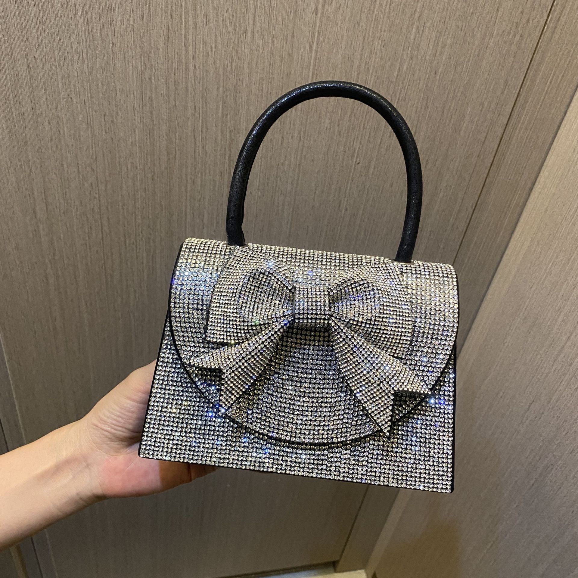 New Cross-Border Amazon Europe And The United States Light Luxury Rhinestone Handbag Handbag Bridesmaids Wedding Dress Dinner Party Dinner Bag
