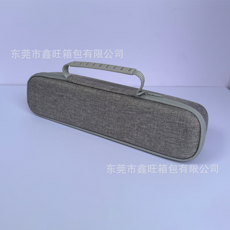 Multi-functional eva hard shell digital storage bag, portable hairstyle stick, straight clip storage and organization bag, logo customization Specification drawing