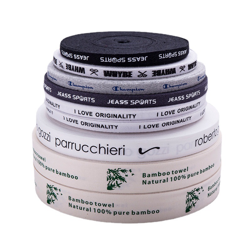 Wholesale of 1CM color herringbone tape, all-cotton edge-wrapped tape, textile accessories, cotton yarn, cotton tape, binding tape and rolled edge fabric Item Picture