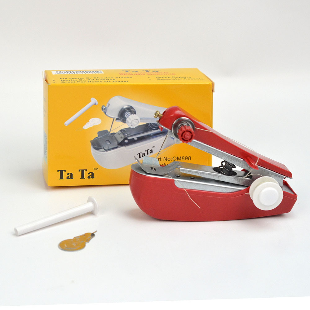 Use a handheld portable mini manual sewing machine Application Scenario